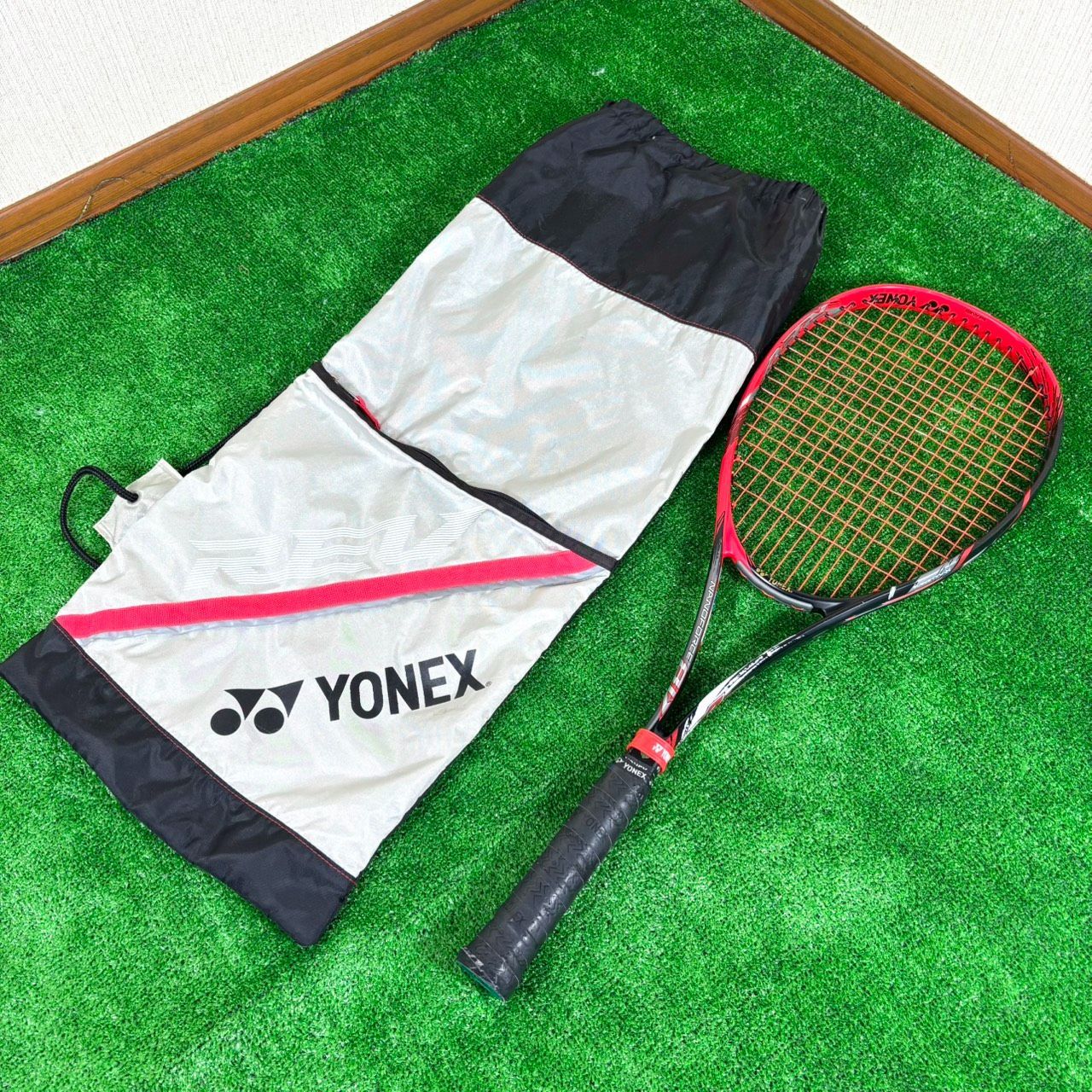 【美品】YONEX ナノフォース8v UL1 YONEX ヨネックス ナノフォース8v REV UL1 ソフトテニス - メルカリ