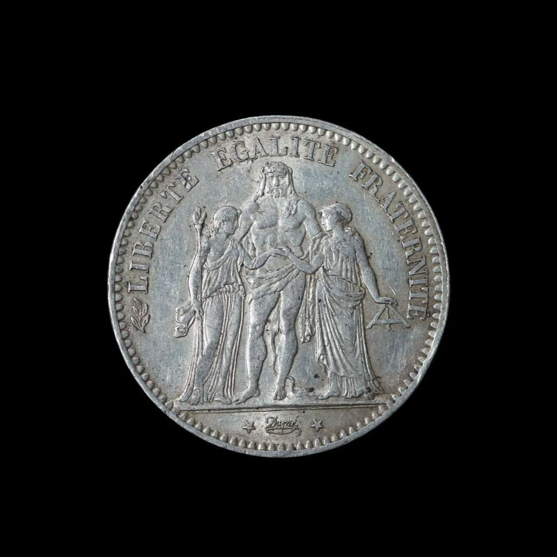 FRANCE フランス 3rd Rep 第三共和政（1870~1940） 5Francs Hercules 1876年 5