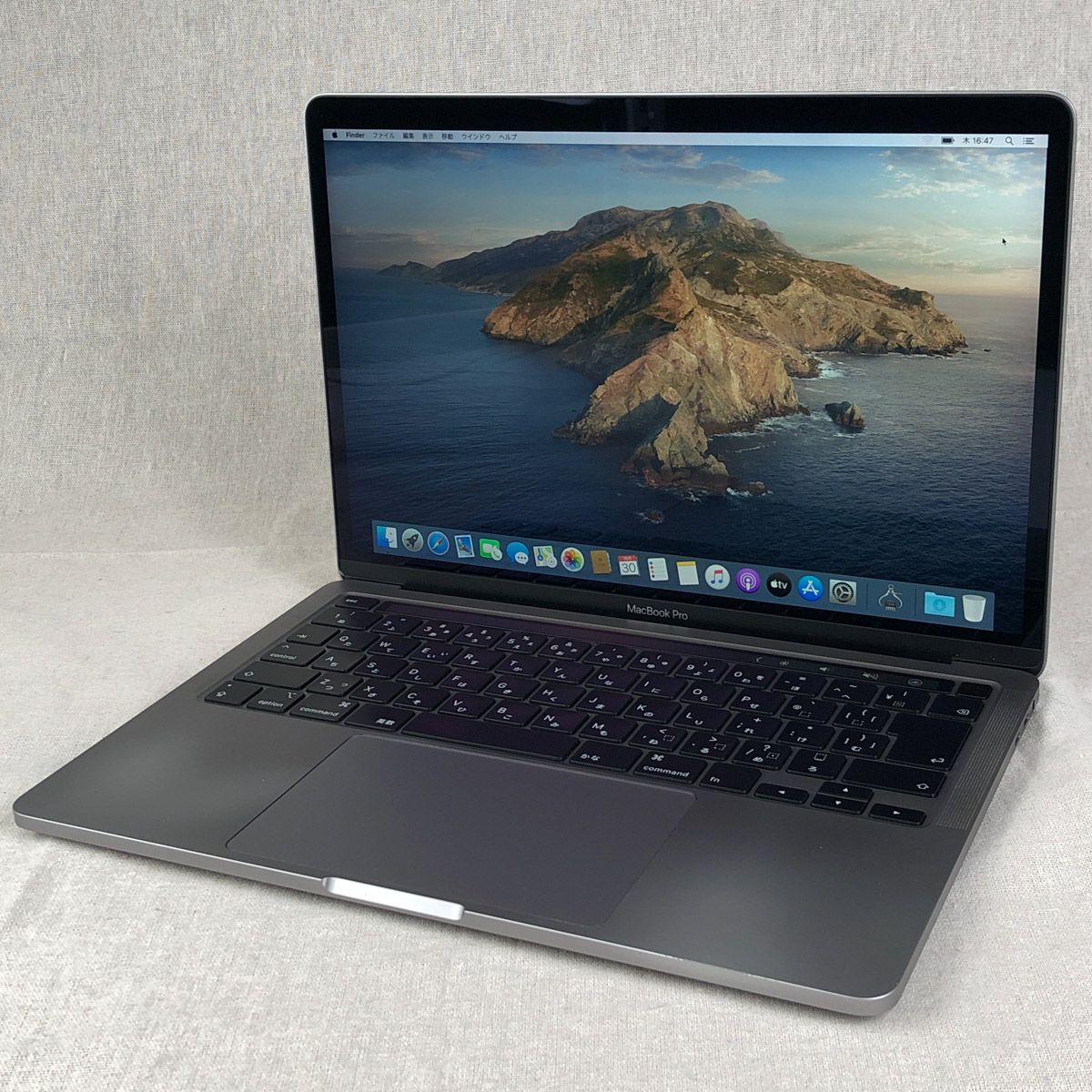 ◆ジャンク品 本体のみ◆Apple MacBook Pro 13インチ 2020 Thunderbolt 3ポート x 4 i5 16GB 512GB 画面表示色異常 A2251 EMC3348 MB-JUNK-251712 360612