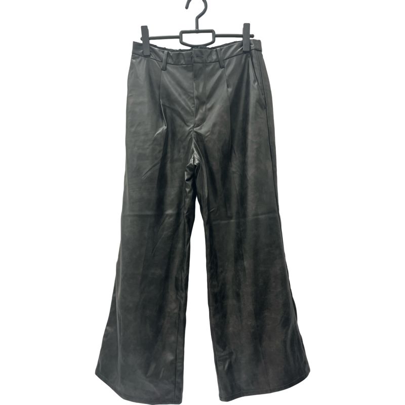 HARE/ボトム/L/フェイクレザー/BLK/HA010499AD