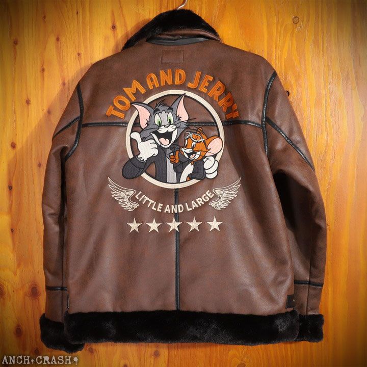 トムとジェリー ボンディング B-3 フライトジャケット TJN-2501 TOM