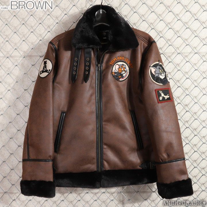 トムとジェリー ボンディング B-3 フライトジャケット TJN-2501 TOM