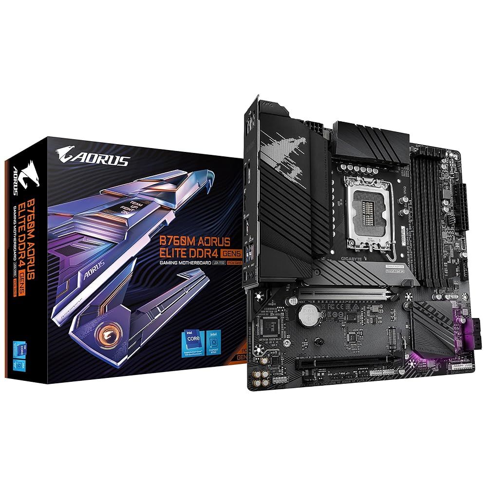 【低価，大得価】 GIGABYTE B760M AORUS ELITE DDR4 GEN5 Micro-ATXマザーボード B760M A E DDR4 GEN5 MB6781 マザーボード