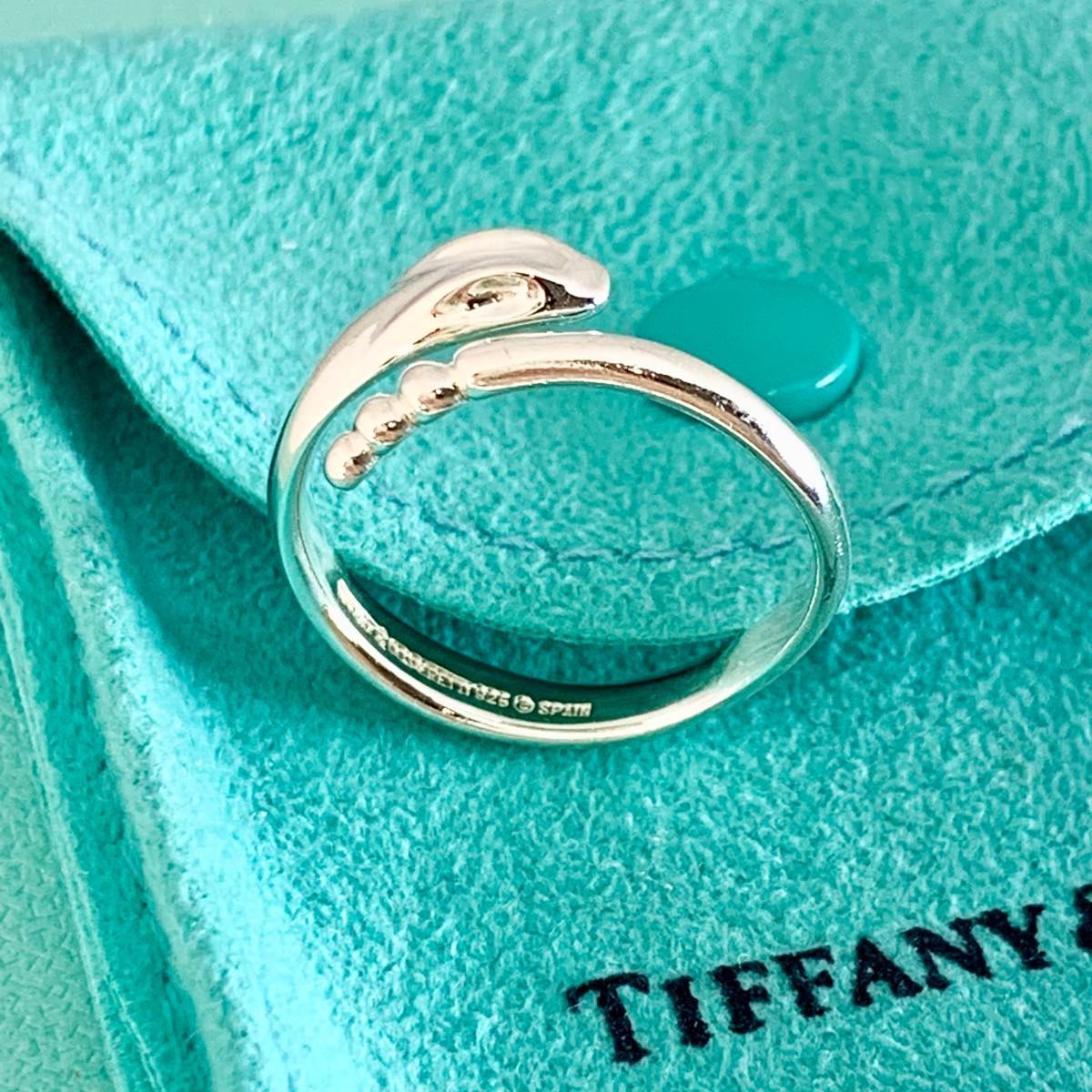 ティファニー 希少 16号 スネーク リング エルサペレッティ R162e
