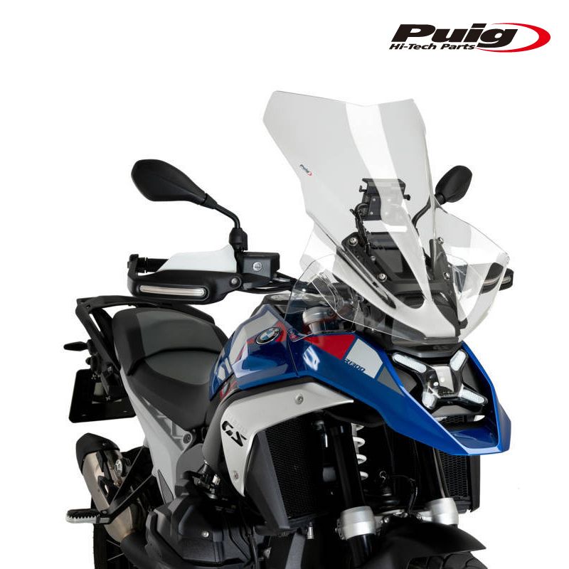 Puig 21840W SCREEN TOURING [CLEAR] BMW R1300GS (23-24) CC/レーダー無しモデル対応プーチ スクリーン カウル