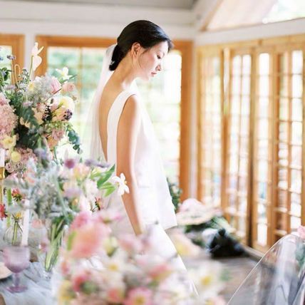 マーメイド ウェディングドレス 全2色 バックオープン MAAHADDERANG_COM