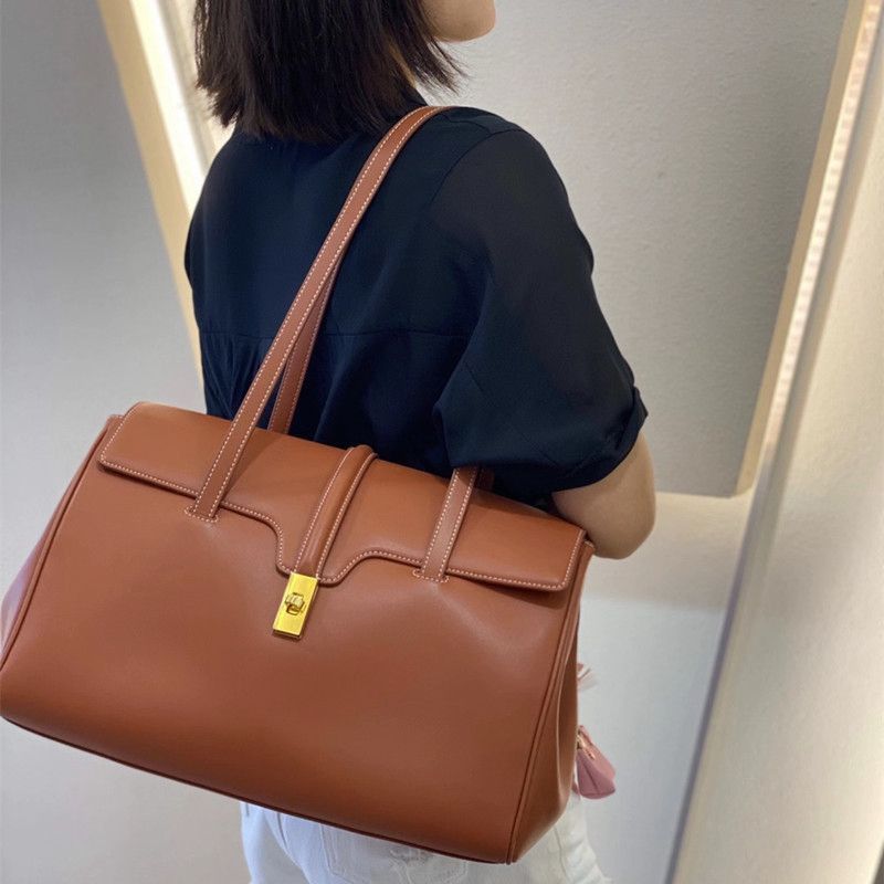 レザートートバッグ トレンド 3色 小＆大サイズ 大容量