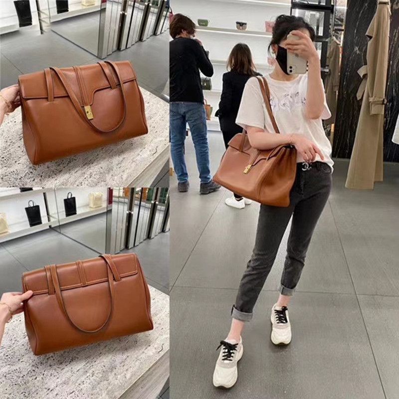 レザートートバッグ トレンド 3色 小&大サイズ 大容量