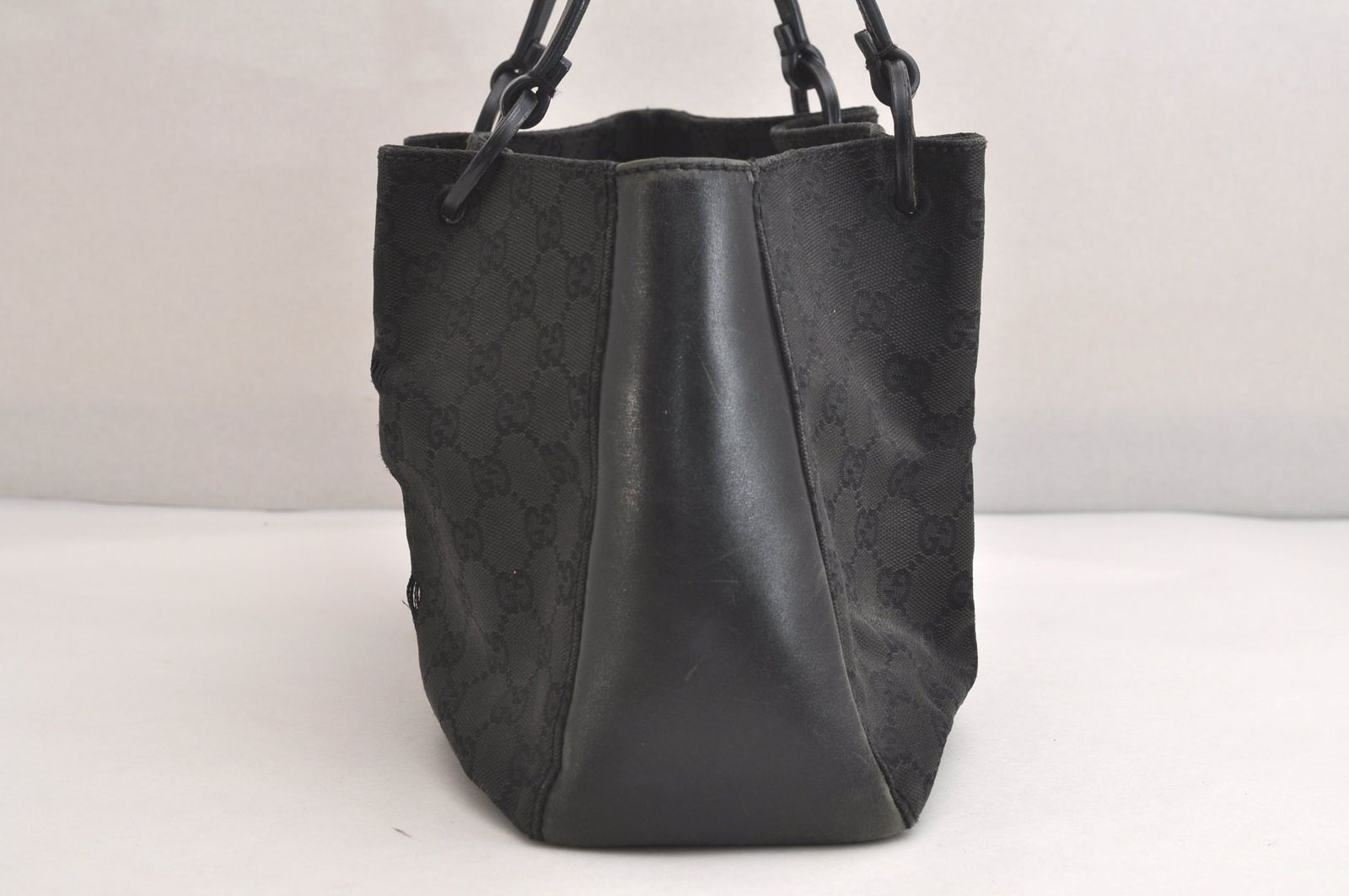 GUCCI グッチ ヴィンテージ ショルダートートバッグ GGキャンバス