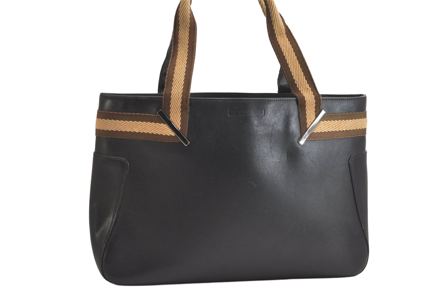 GUCCI GUCCI トートバッグ GG柄 キャンバス シェリーライン ピンク