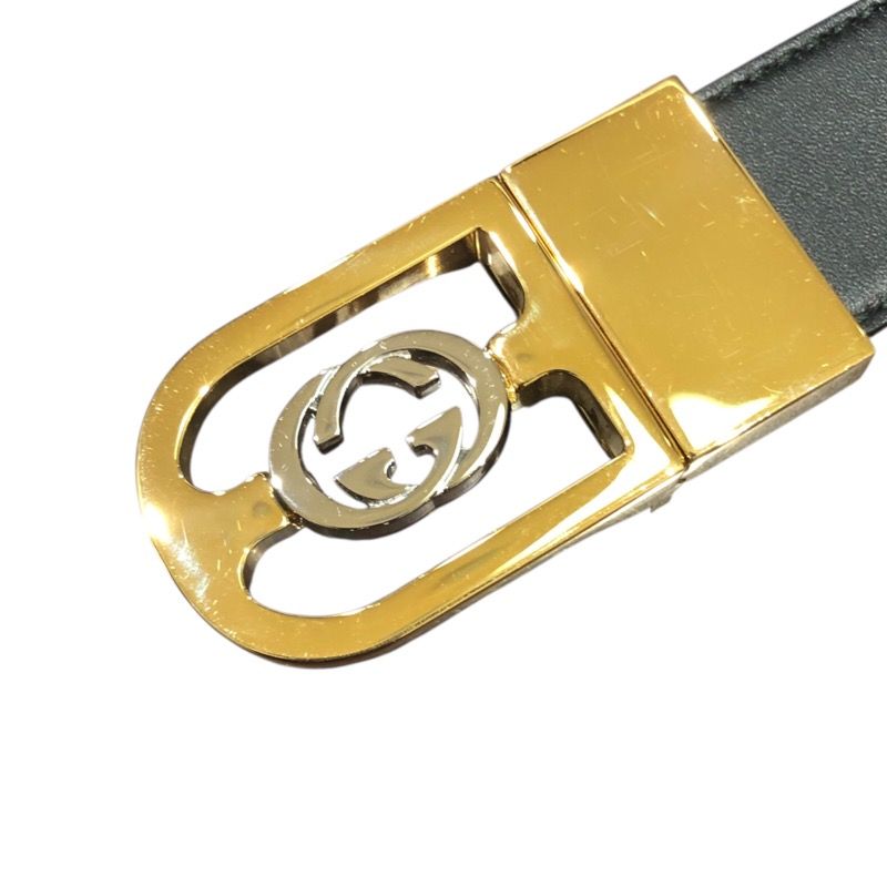 【美品】グッチ インターロッキング ベルト ゴールド ブラック リバーシブル 楽天市場】GUCCI グッチ グッチシマ GG インターロッキング Gバックル