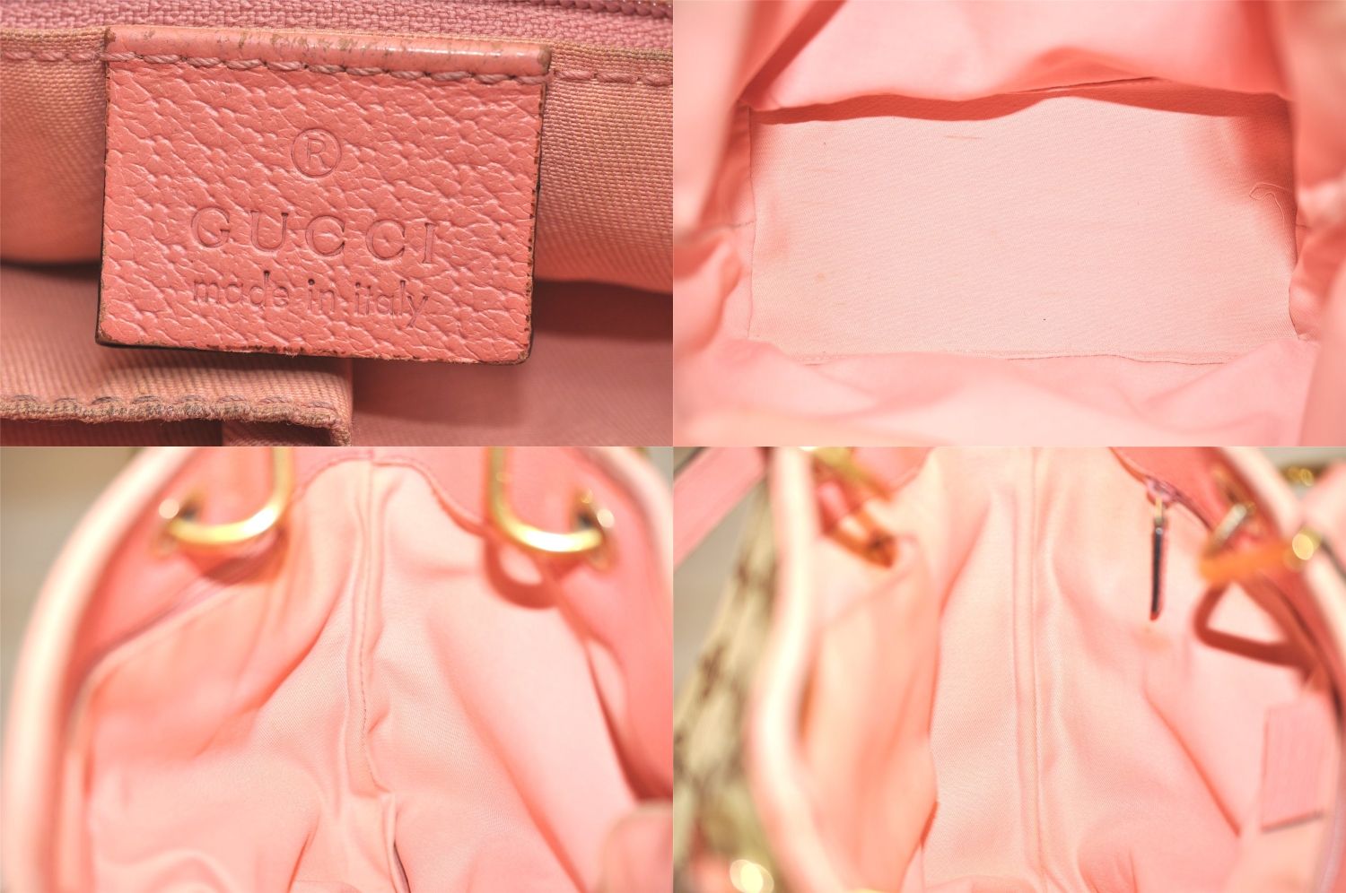 GUCCI グッチ エクリプス ショルダートートバッグ GGキャンバス レザー