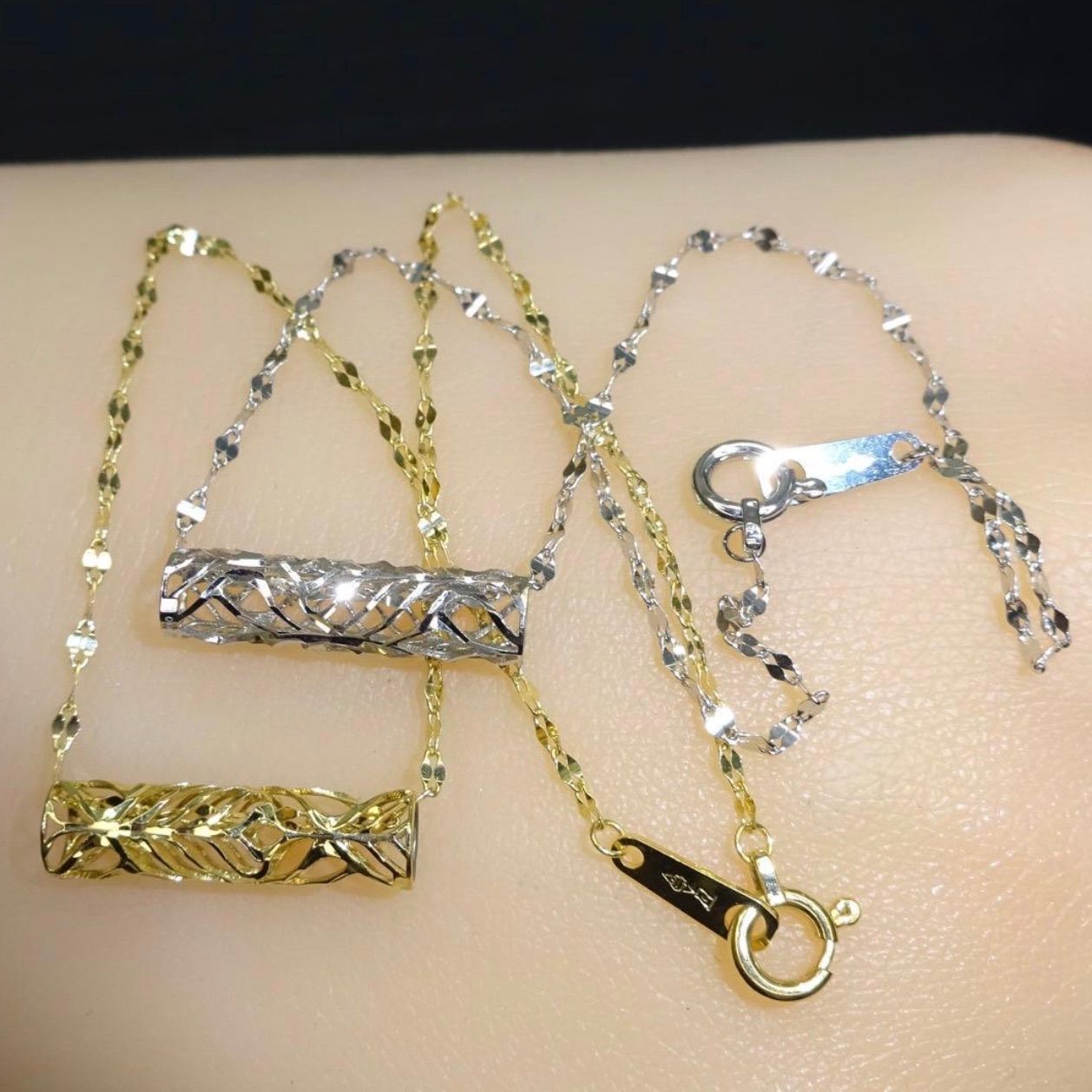 K10 & K10WG 10金ゴールド & ホワイトゴールド 416 ペア 2個セット 
