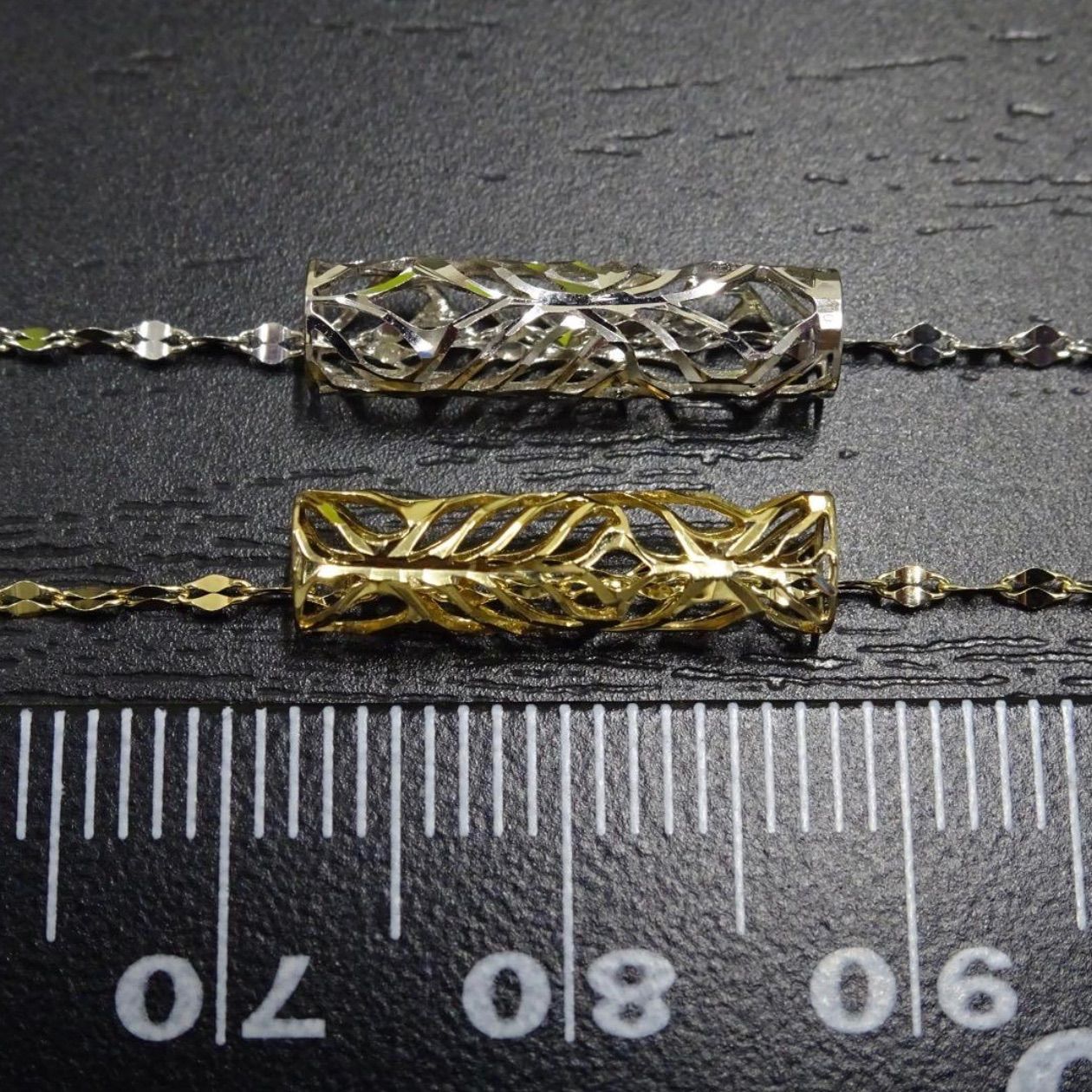 K10 & K10WG 10金ゴールド & ホワイトゴールド 416 ペア 2個セット 