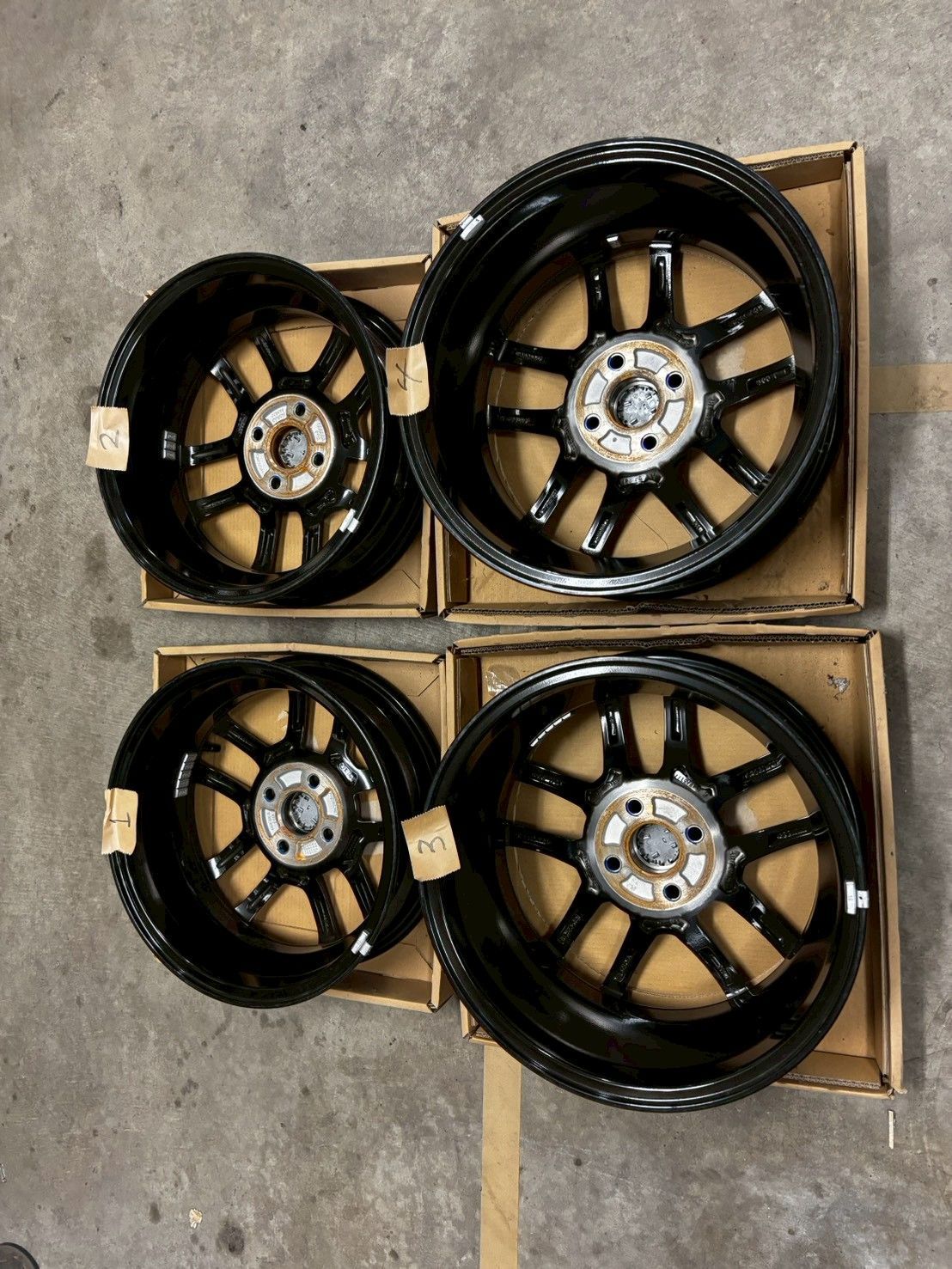 ホンダS660純正アルミホイール前後4本セット送料込み ホンダ HONDA