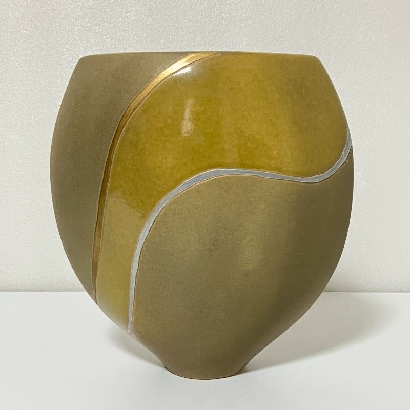 花器 池坊 清水焼 作家陶器 水盤 池坊花器生け花陶器花瓶自由花華道