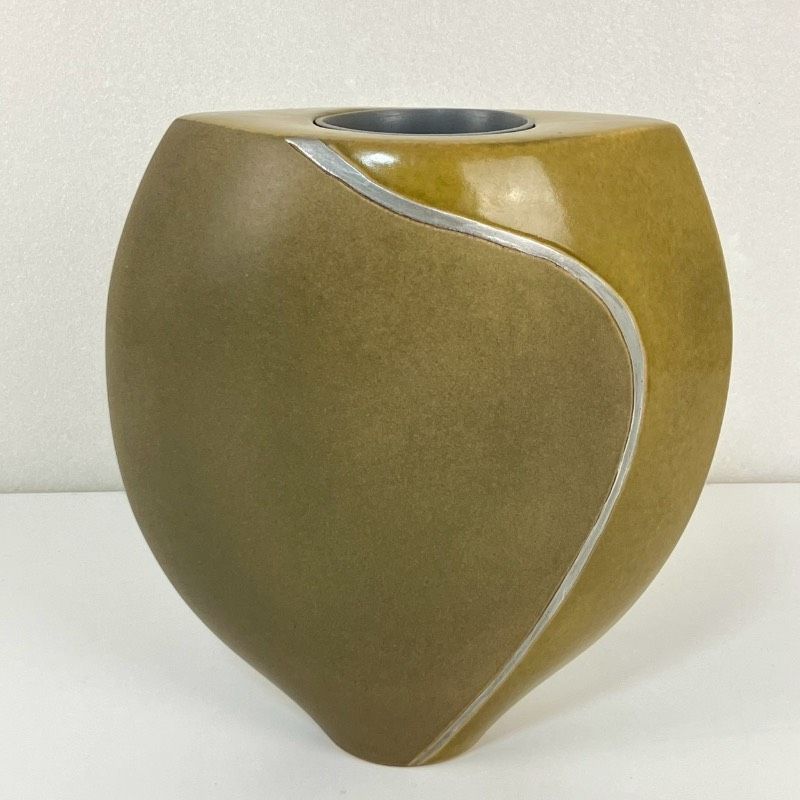 清水焼 華道具 小林正明 池坊 陶器 花瓶 花器 花入 花器 池坊 清水焼 作家陶器 水盤 池坊花器生け花陶器花瓶自由花華道