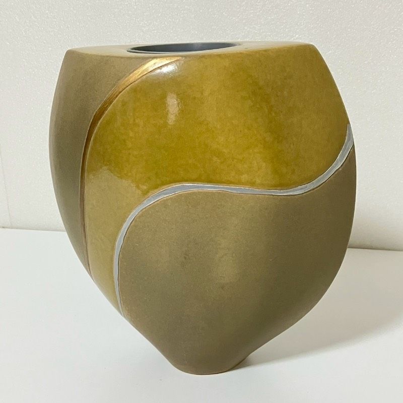 花器 池坊 清水焼 作家陶器 水盤 池坊花器生け花陶器花瓶自由花華道