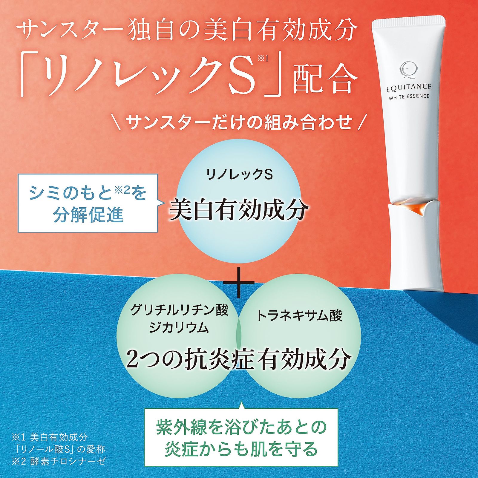 2本セット サンスター エクイタンス ホワイトエッセンスT 30g 未開封品 サンスター 薬用美白美容液 割引 エクイタンス ホワイトエッセンスT