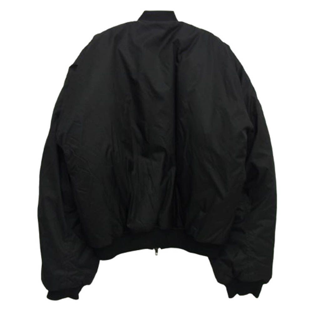 バレンシアガ  アウタージャケット コーデュロイ 黒 BALENCIAGA バレンシアガ 20AW 642147 TIO54 Steroid BomberJacket