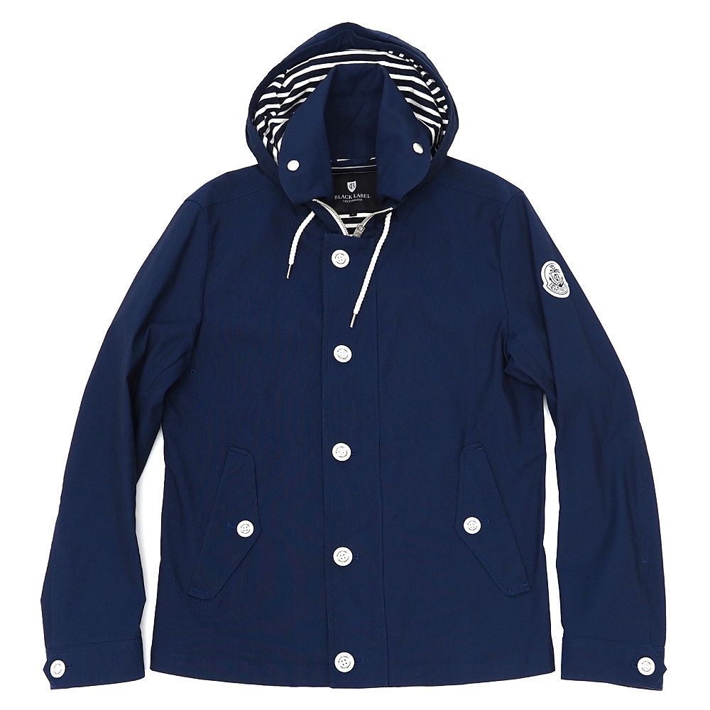 美品 BLACK LABEL CRESTBRIDGE マリンパーカー 【サイズ：L】 ネイビー 