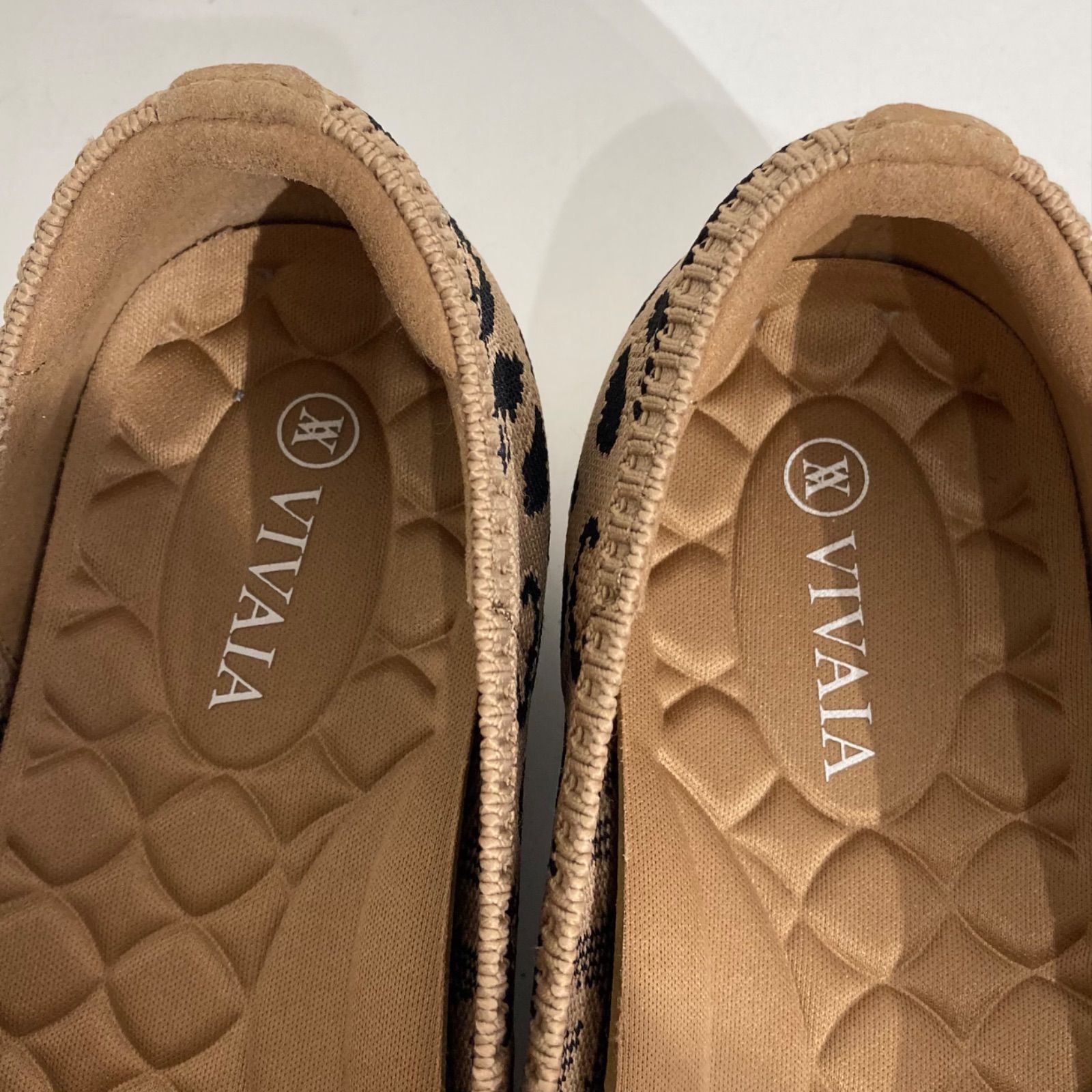 ViVaia ヴィヴァイア ヒョウ柄 フラットパンプス ニット 軽量 サイズ