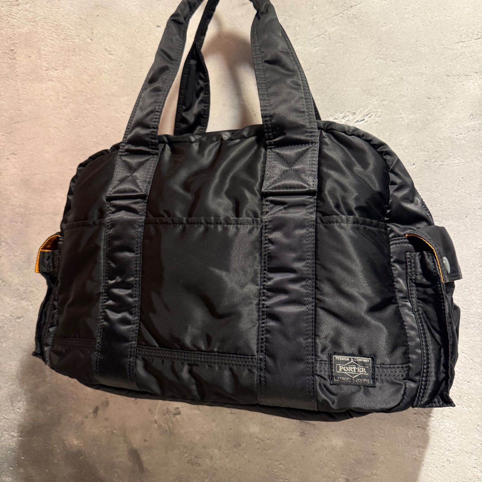 幅50 PORTER ボストンバッグ 2way タンカー ブラック ナイロン PORTER タンカー ボストンバッグ ブラック TANKER(タンカー) BOSTON