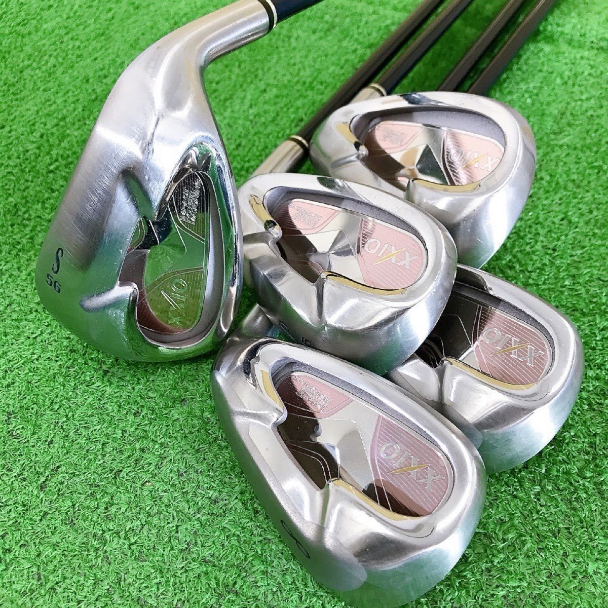 チ62★ゼクシオ 5本レディースアイアンセット L MP500L XXIO5代目 チ62☆ゼクシオ 5本レディースアイアンセット L MP500L XXIO5代目 PINK