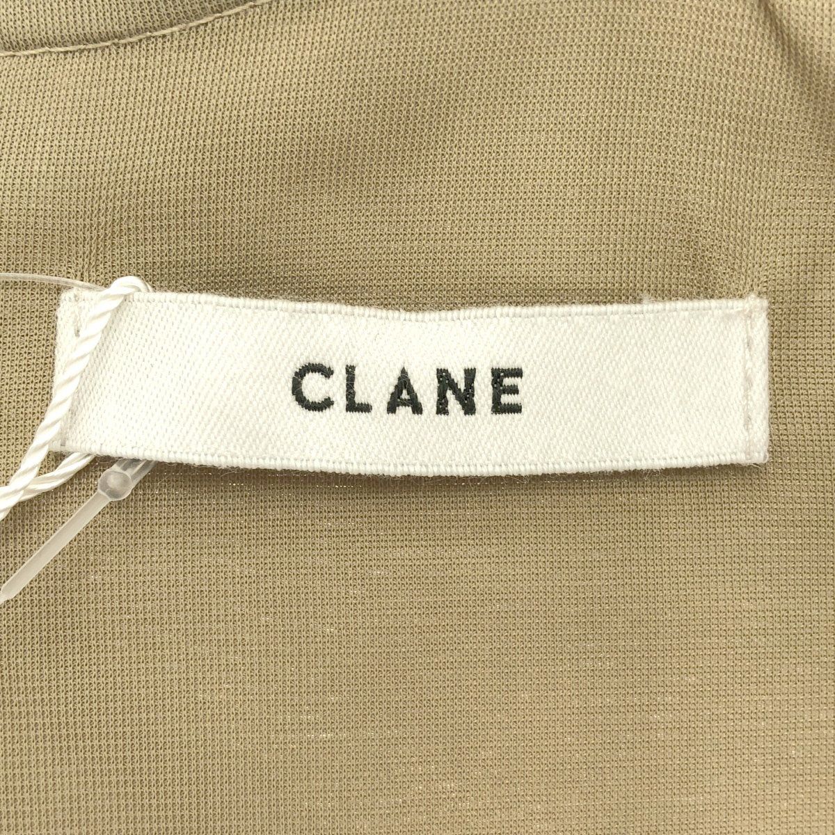 CLANE クラネ CONSTRUCTIVE ONEPIECE ワンピース 19112-5152 ベージュ 