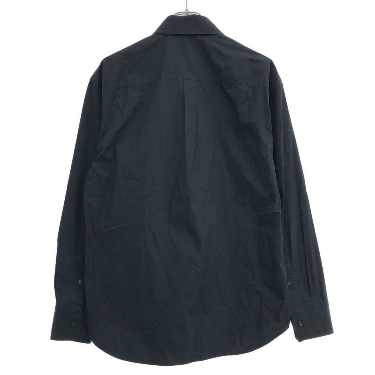 ALEXANDER WANG.T アレキサンダーワン. ティー オーガニックコットンワイドシャツ 4WC2241482 ブラック XS ALEXANDER WANG.T アレキサンダーワン. ティー オーガニックコットン