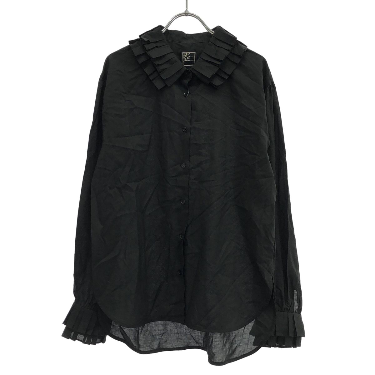 KEITA MARUYAMA ケイタマルヤマ Pleats Collar プリーツカラーブラウス