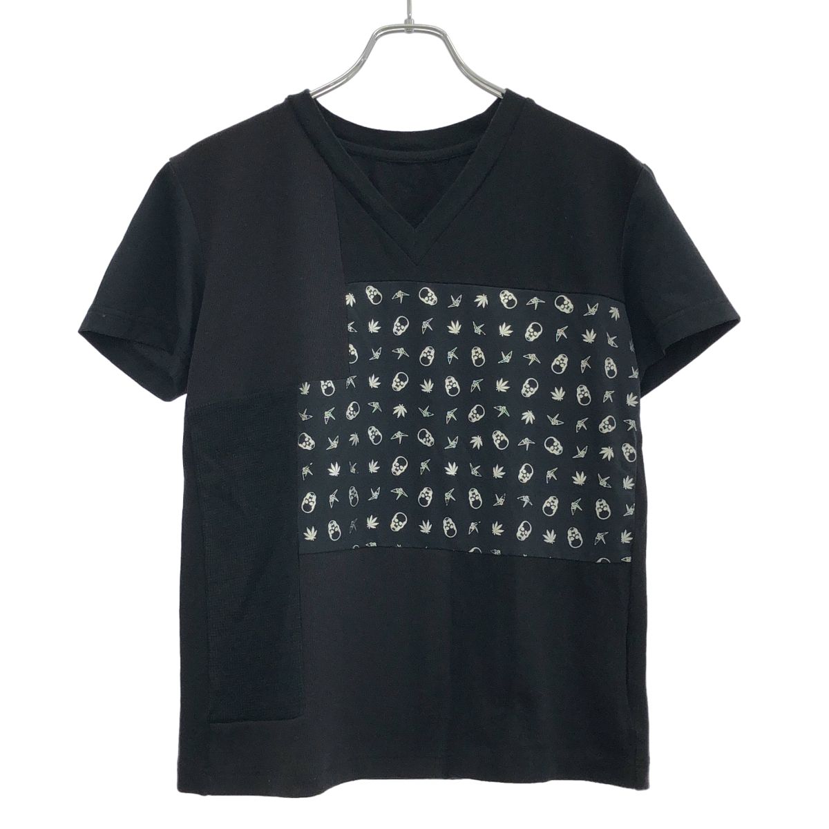 louren 新品未使用 Vneck patchwork knit dress メルカリ