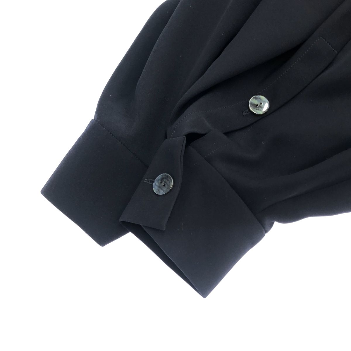 ENFOLD エンフォルド 24SS ASYMMETRY COLLAR BLOUSE アシンメトリー