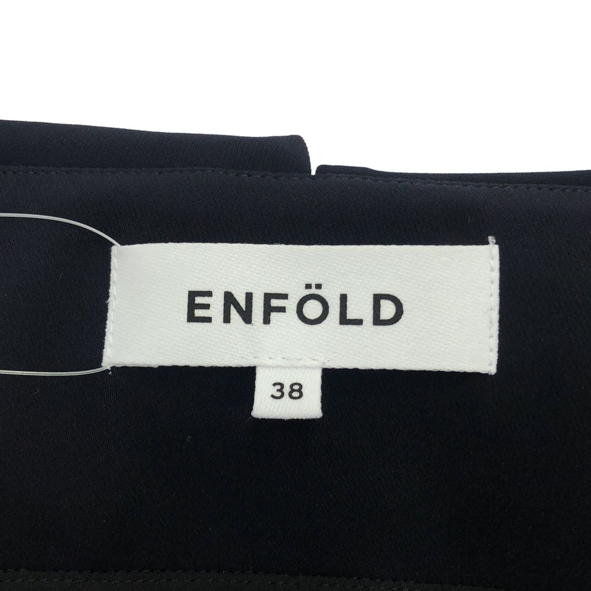 ENFOLD エンフォルド 24SS ASYMMETRY COLLAR BLOUSE アシンメトリー 