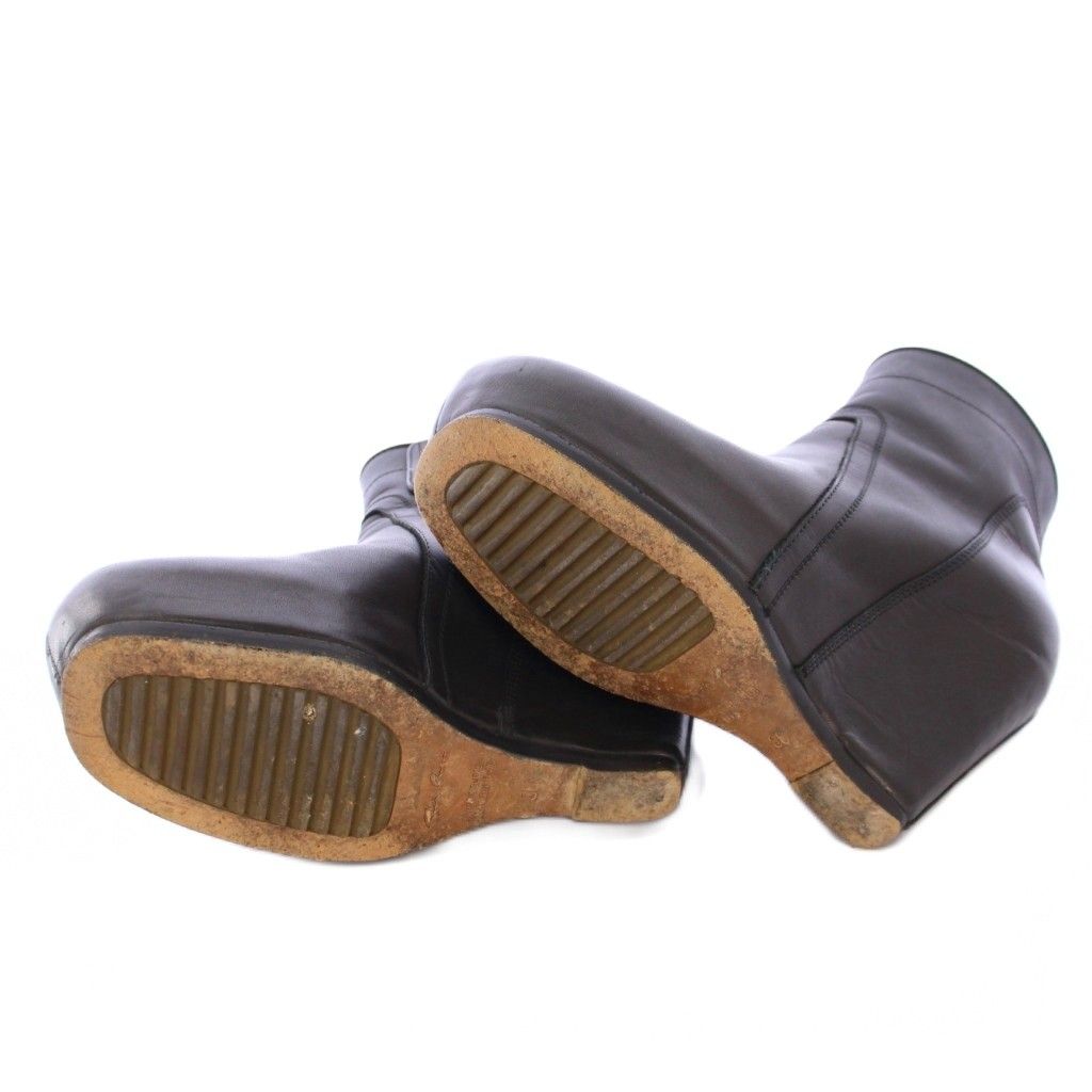 リックオウエンス Rick Owens WEDGE SOLE BOOTS ウェッジソールブーツ