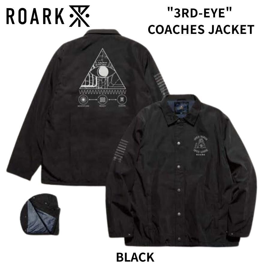 ROARK コーチジャケット ロアーク “3RD EYE” COACHES JACKET BLACK
