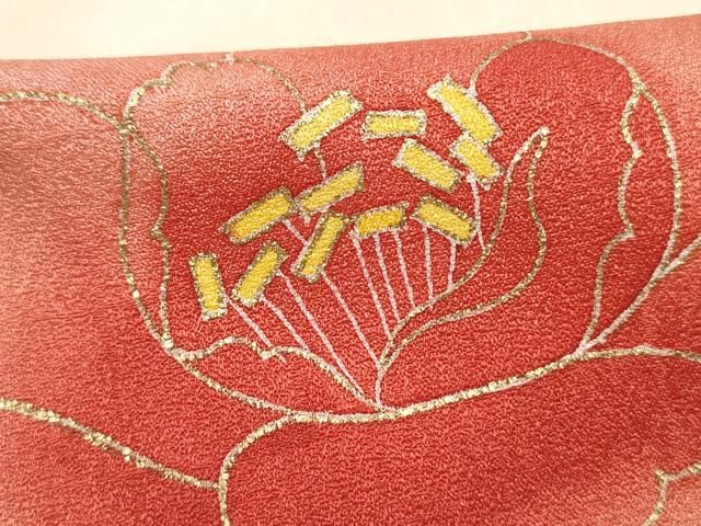 平和屋着物○豪華振袖 枝牡丹 金彩 正絹 逸品 CAAZ8287vf 平和屋着物○