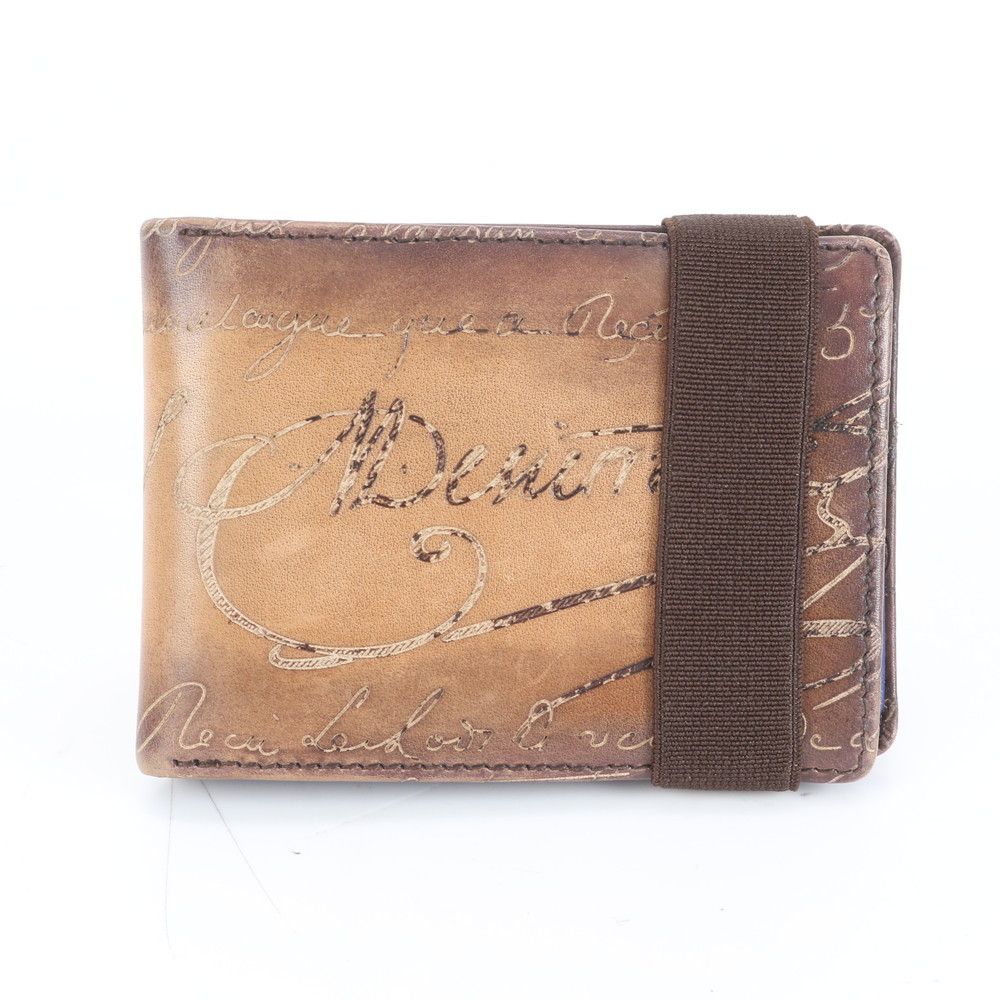 美品 ベルルッティ カリグラフィ レザー カードケース 名刺入れ 美品