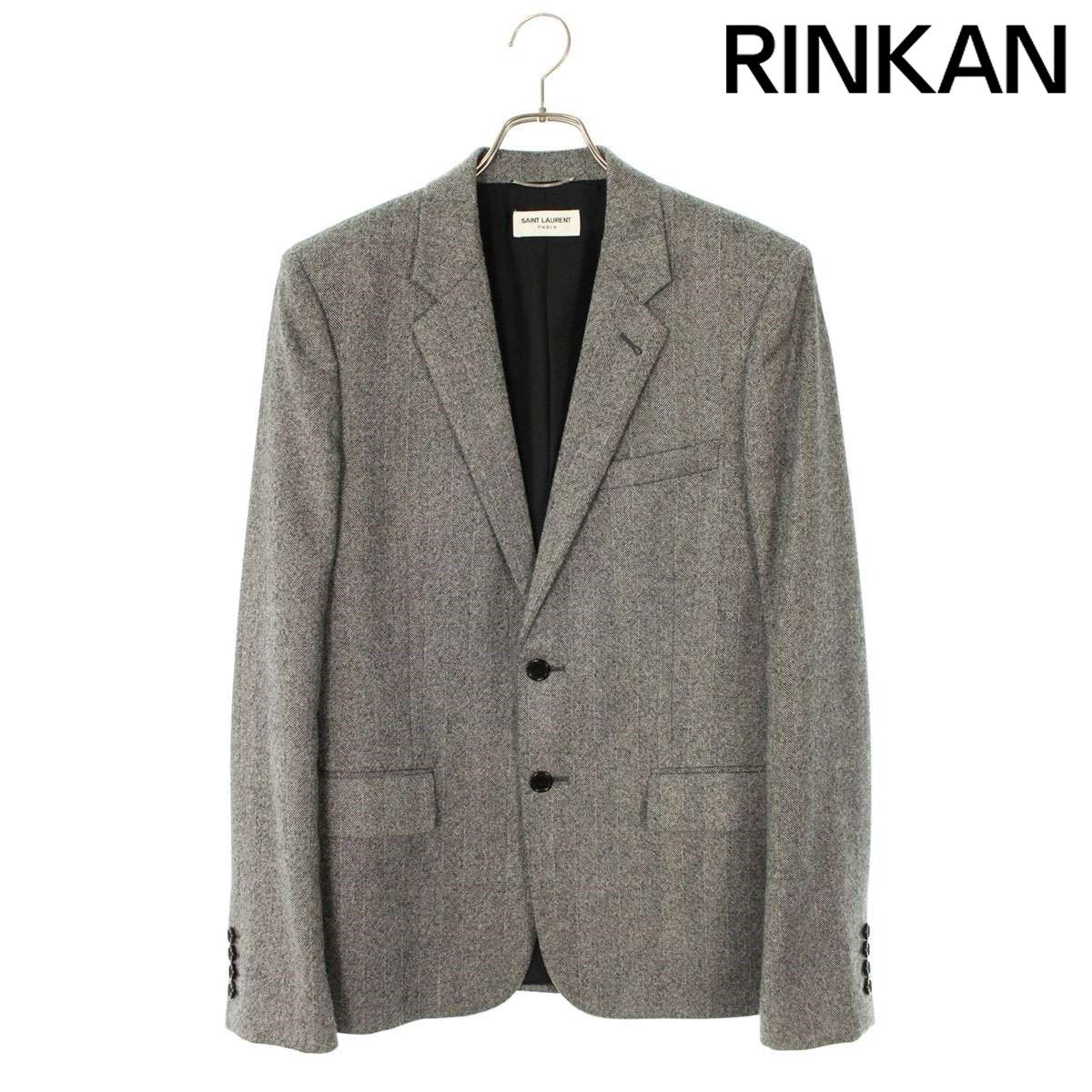 EASY LEOMASTER ミックスファブリック グレンチェック ジャケット メンズ ミックスファブリック グレンチェック ジャケット