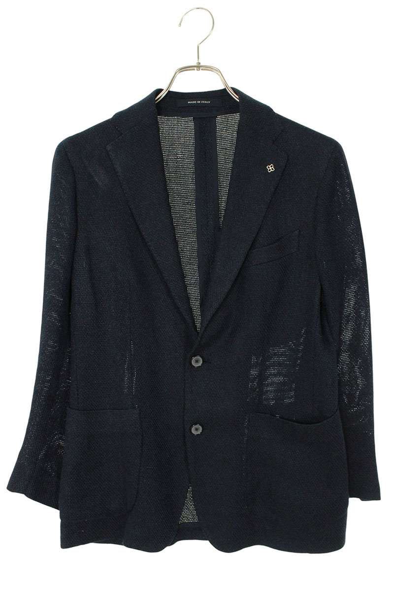 タリアトーレ G-DAKAR22K シルクリネン2Bアンコンジャケット メンズ 42