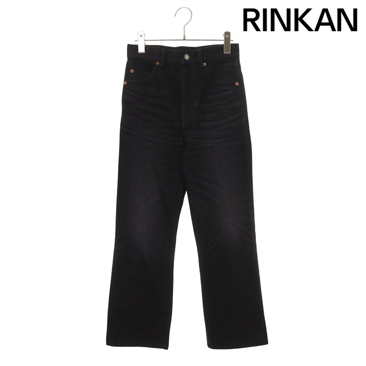 サンローランパリ 730605 Y954S 70sハイウエストフレアデニムパンツ