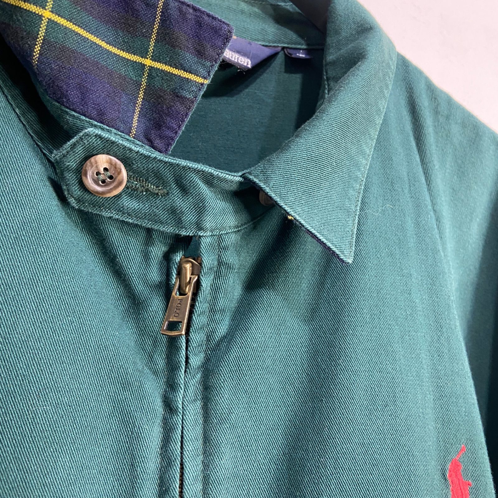 80s☆ラルフローレン☆スウィングトップ☆三角タグ☆ハリントン