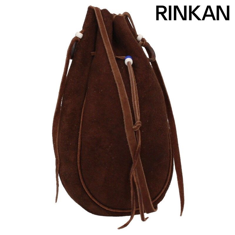 ゴローズ マチ付き巾着 S ショルダーバッグ スエード goro's」の巾着