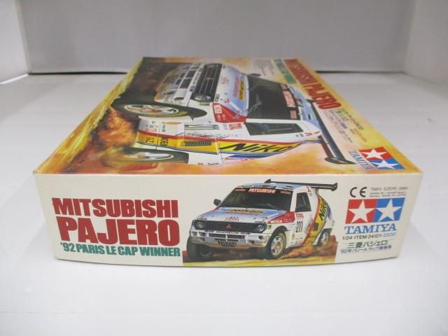 中古品 未組立 プラモデル タミヤ 1/24 三菱パジェロ '92年パリ
