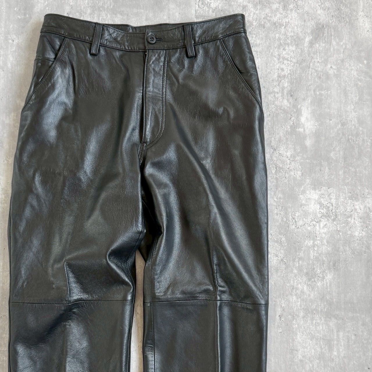 Santa Fe LEATHER PANTS / サンタフェ レザーパンツ 羊革 皮パン
