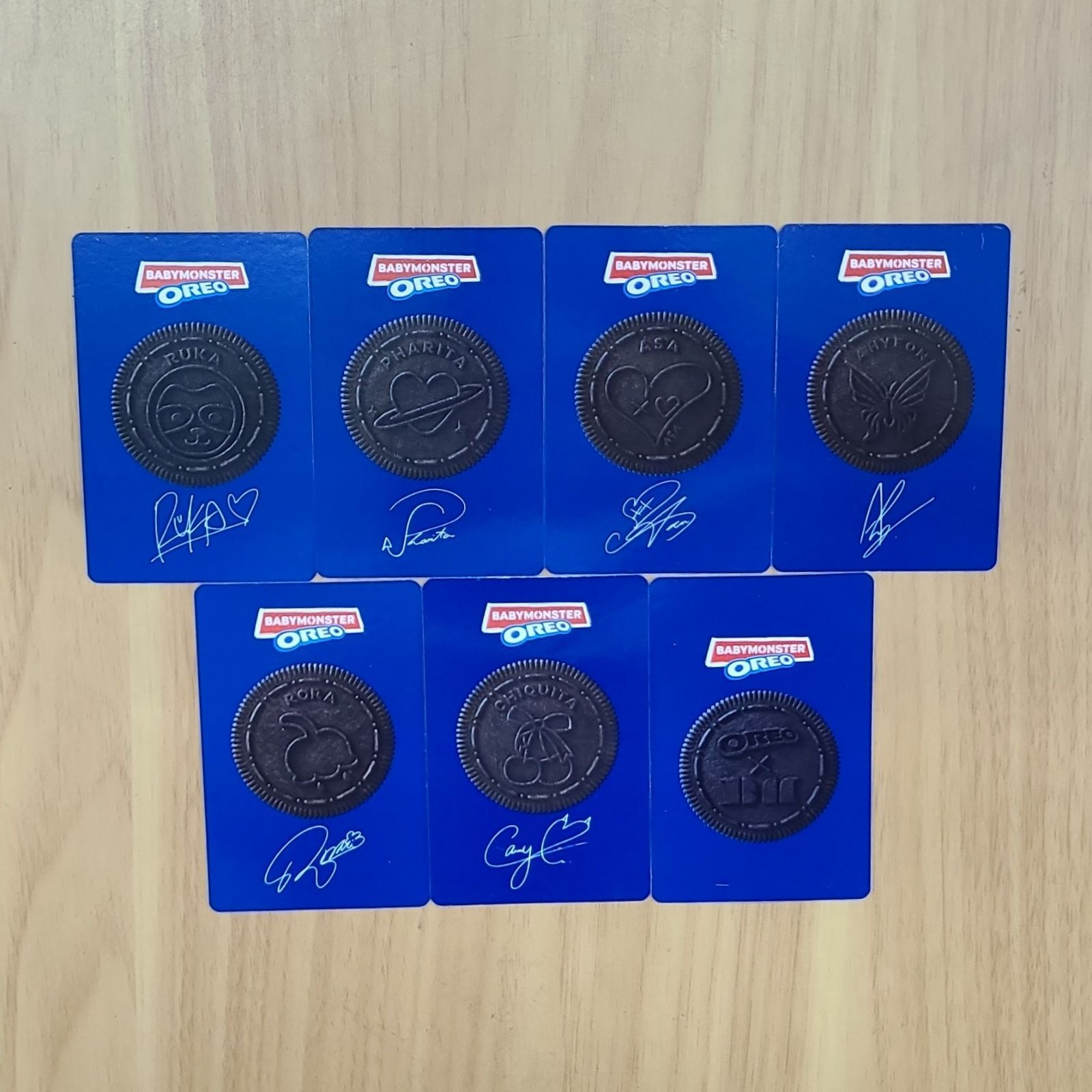BABYMONSTER メンバー トレカ コンプ オレオ コラボ ベビモン - メルカリ