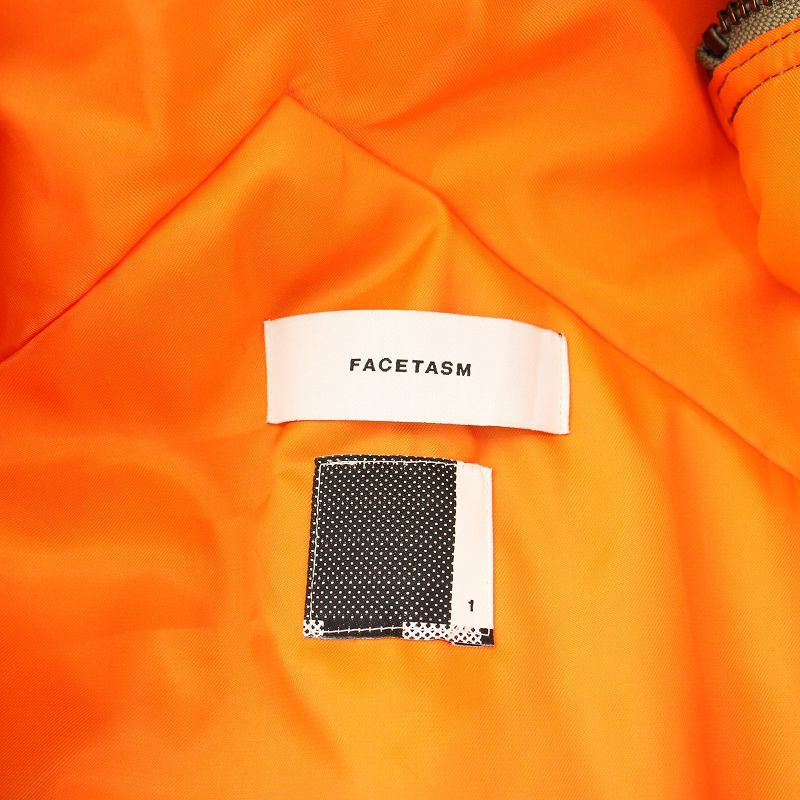 ファセッタズム FACETASM BOW TIE MA-1 JACKET CSW-JK-WO2 ボウタイ