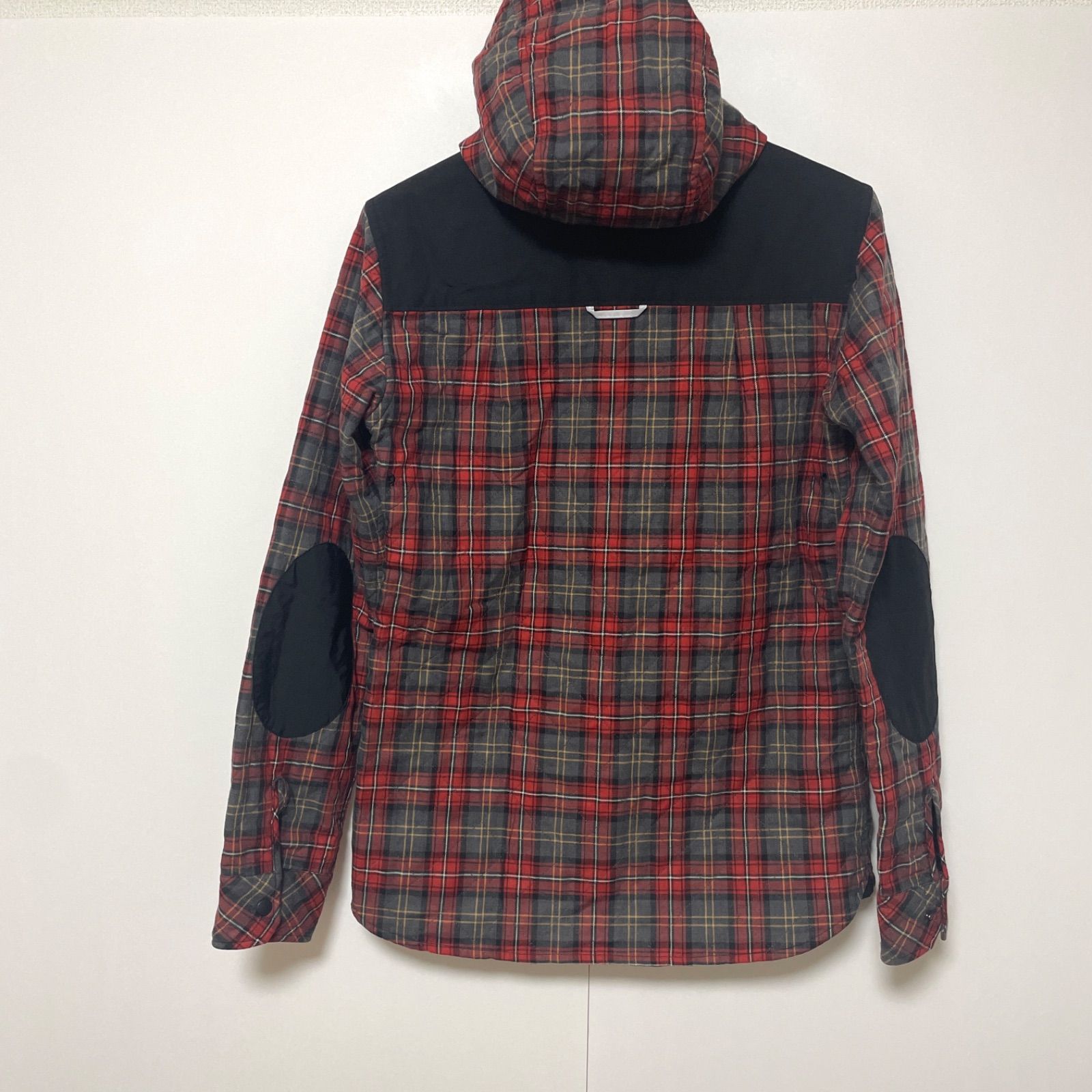 FRED PERRY フレッドペリー フード付き チェック ジャケット S - メルカリ