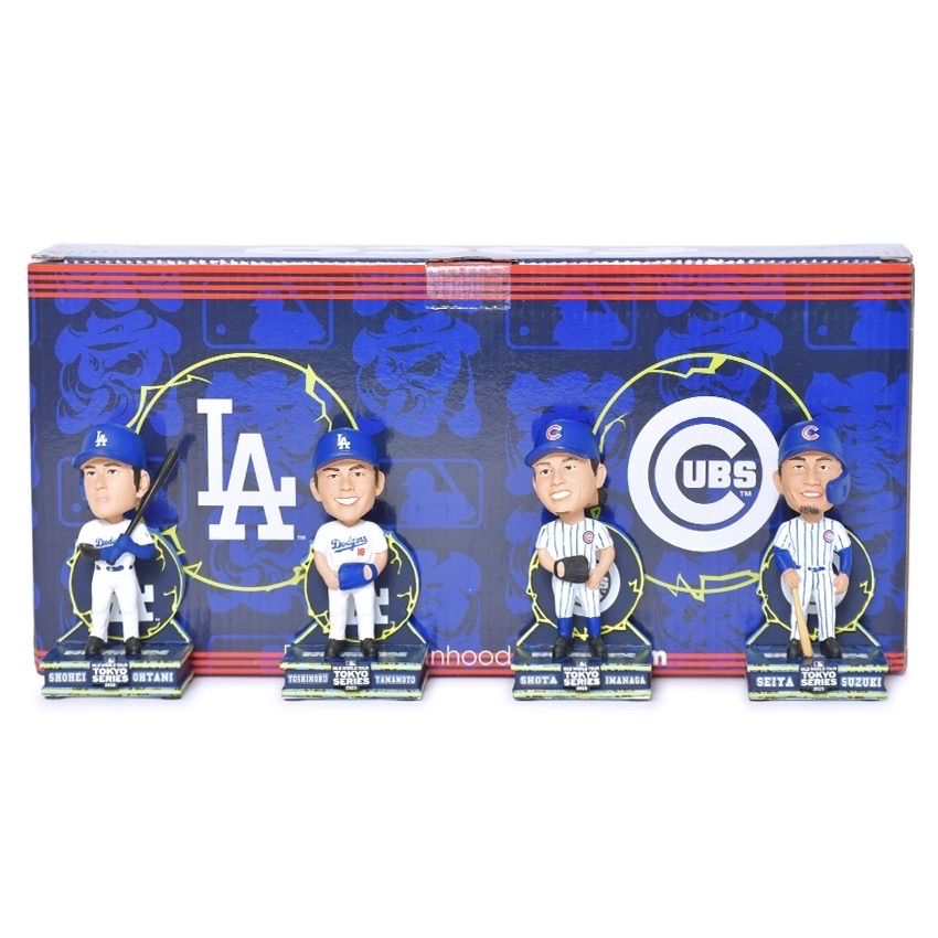 限定525個】ドジャース ボブルヘッド 2025 4体セット 大谷翔平 山本