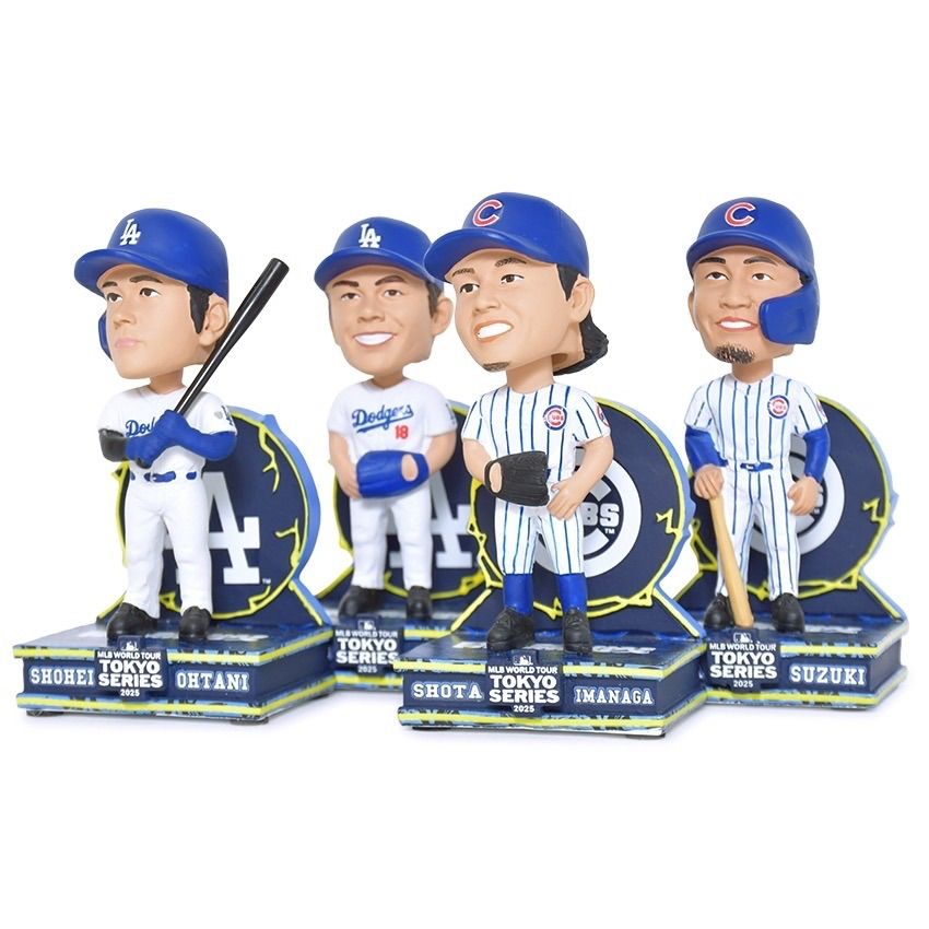 限定525個】ドジャース ボブルヘッド 2025 4体セット 大谷翔平 山本